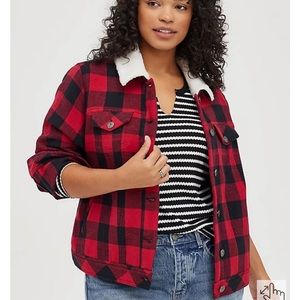 Torrid Sherpa Trucker Jacket